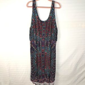 Tart pattern maxi dress size 4x